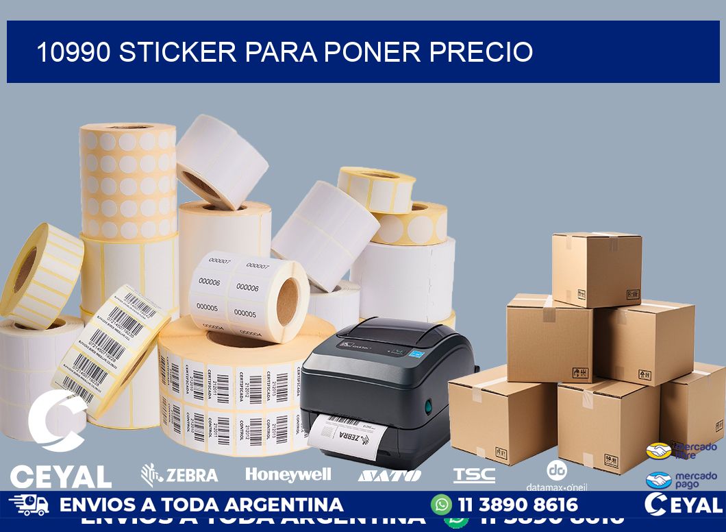 10990 STICKER PARA PONER PRECIO