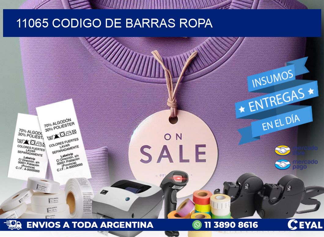 11065 CODIGO DE BARRAS ROPA