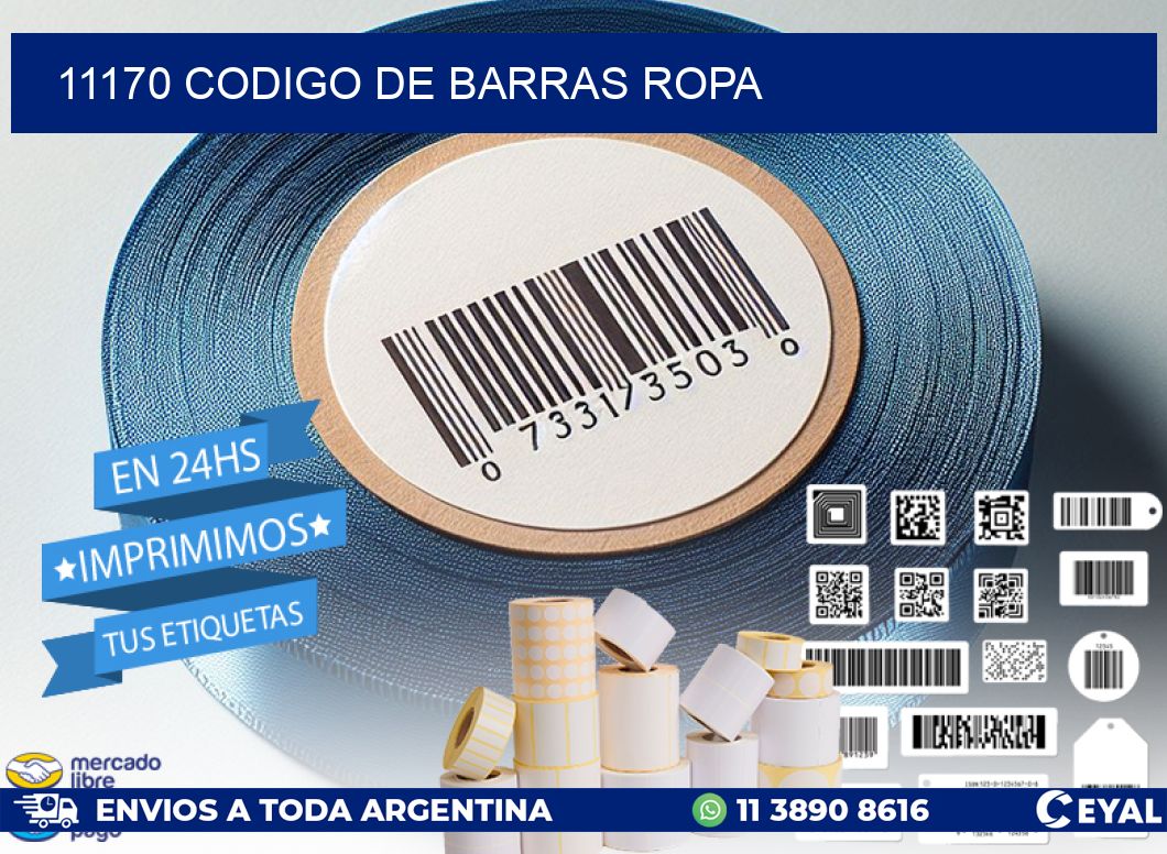 11170 CODIGO DE BARRAS ROPA