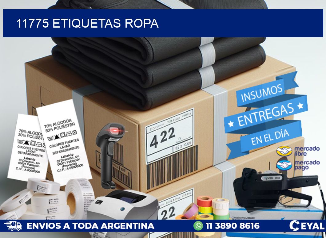 11775 ETIQUETAS ROPA