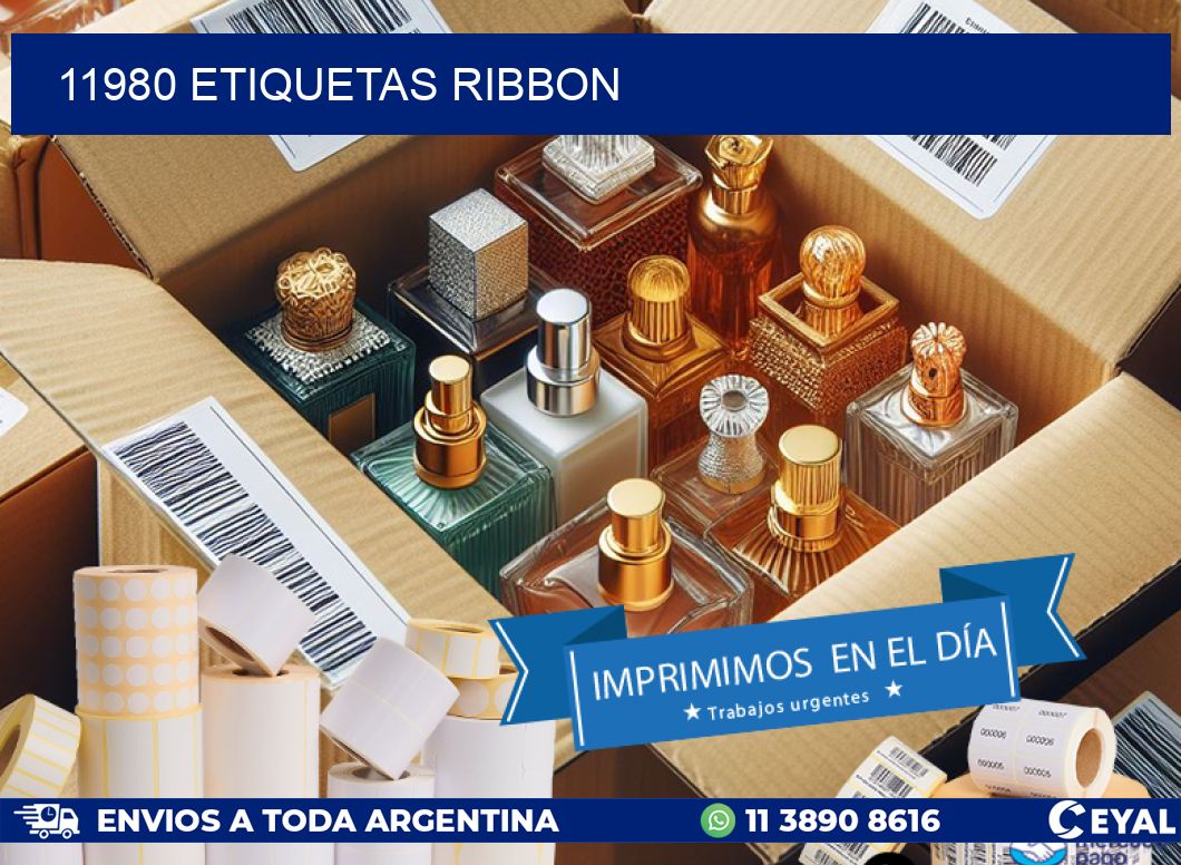 11980 ETIQUETAS RIBBON