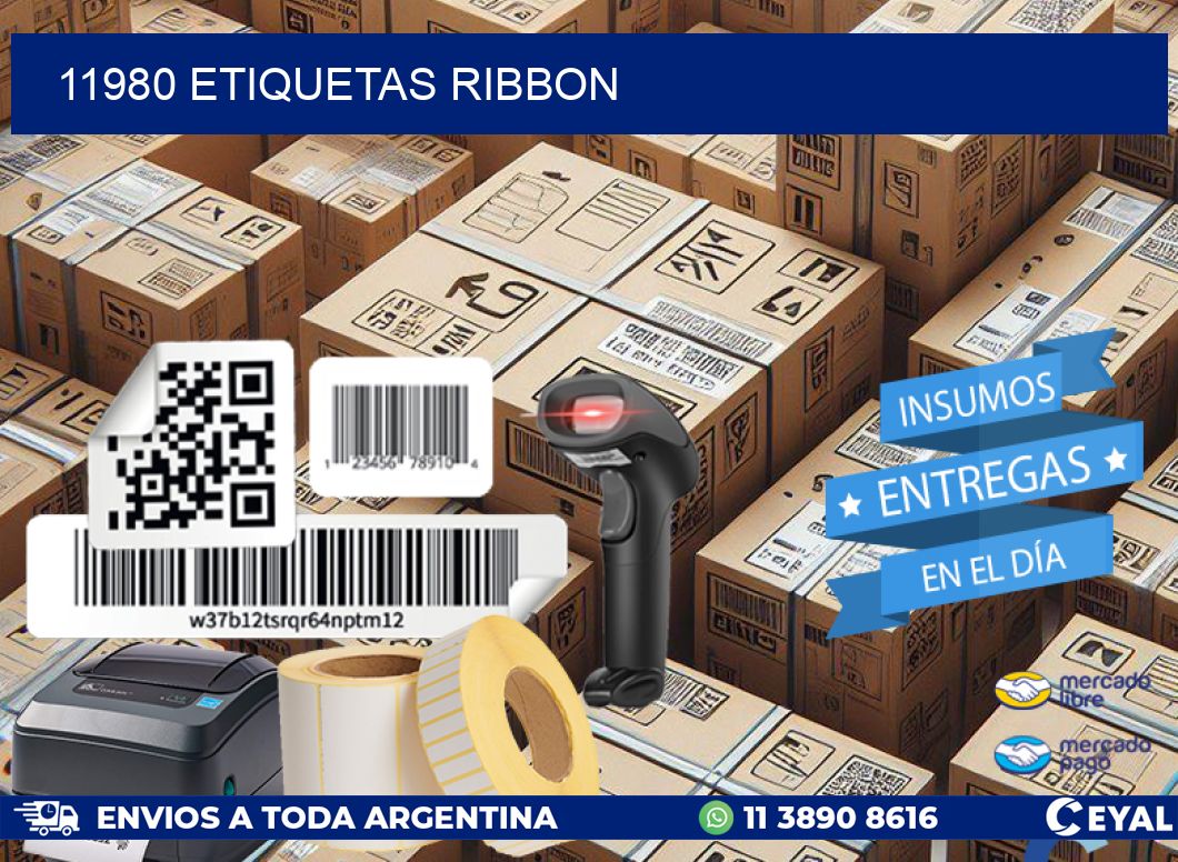 11980 ETIQUETAS RIBBON