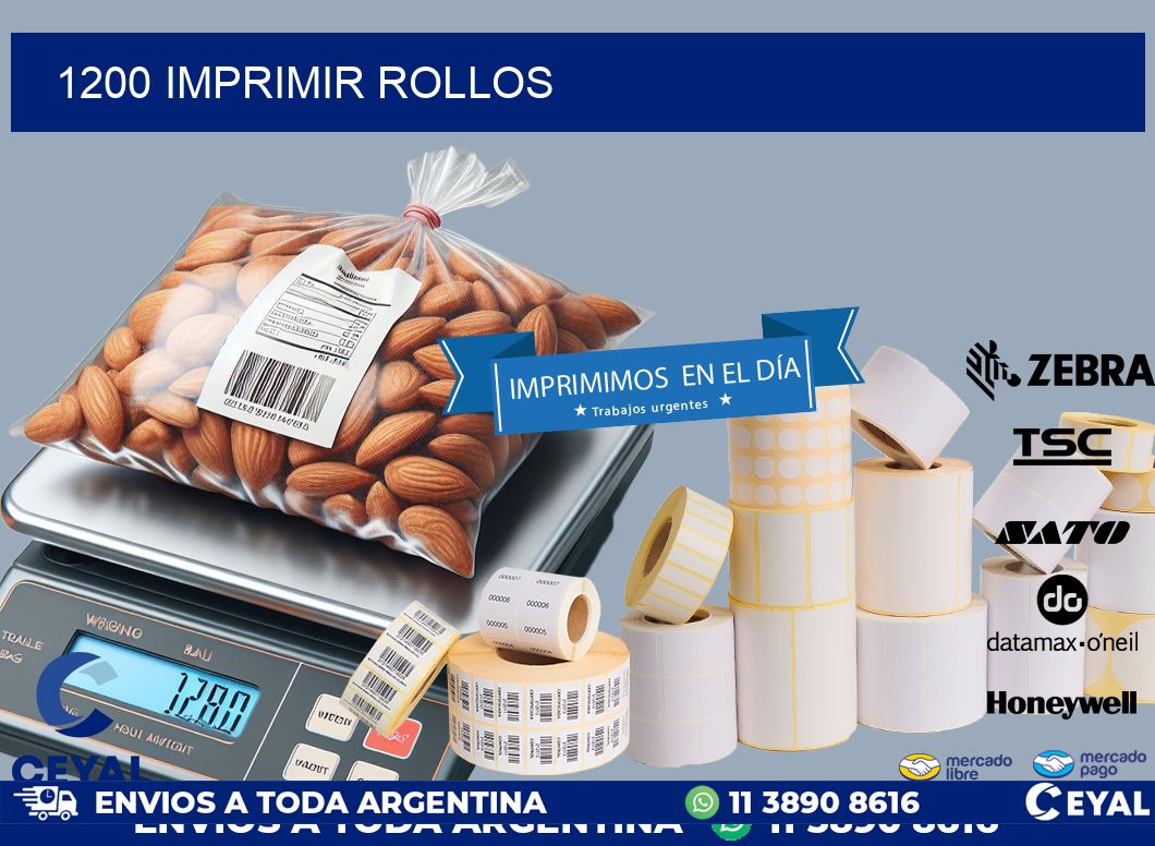 1200 imprimir rollos