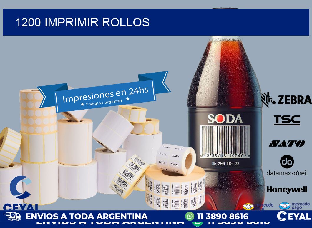 1200 imprimir rollos