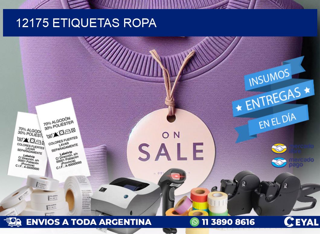 12175 ETIQUETAS ROPA