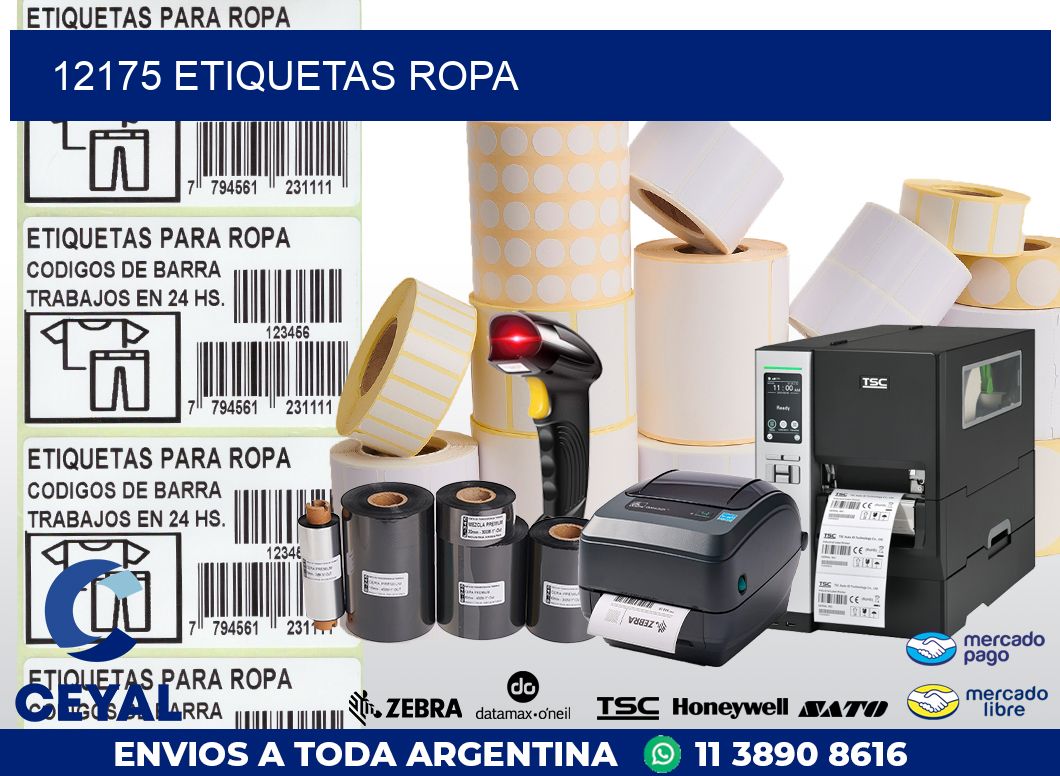 12175 ETIQUETAS ROPA