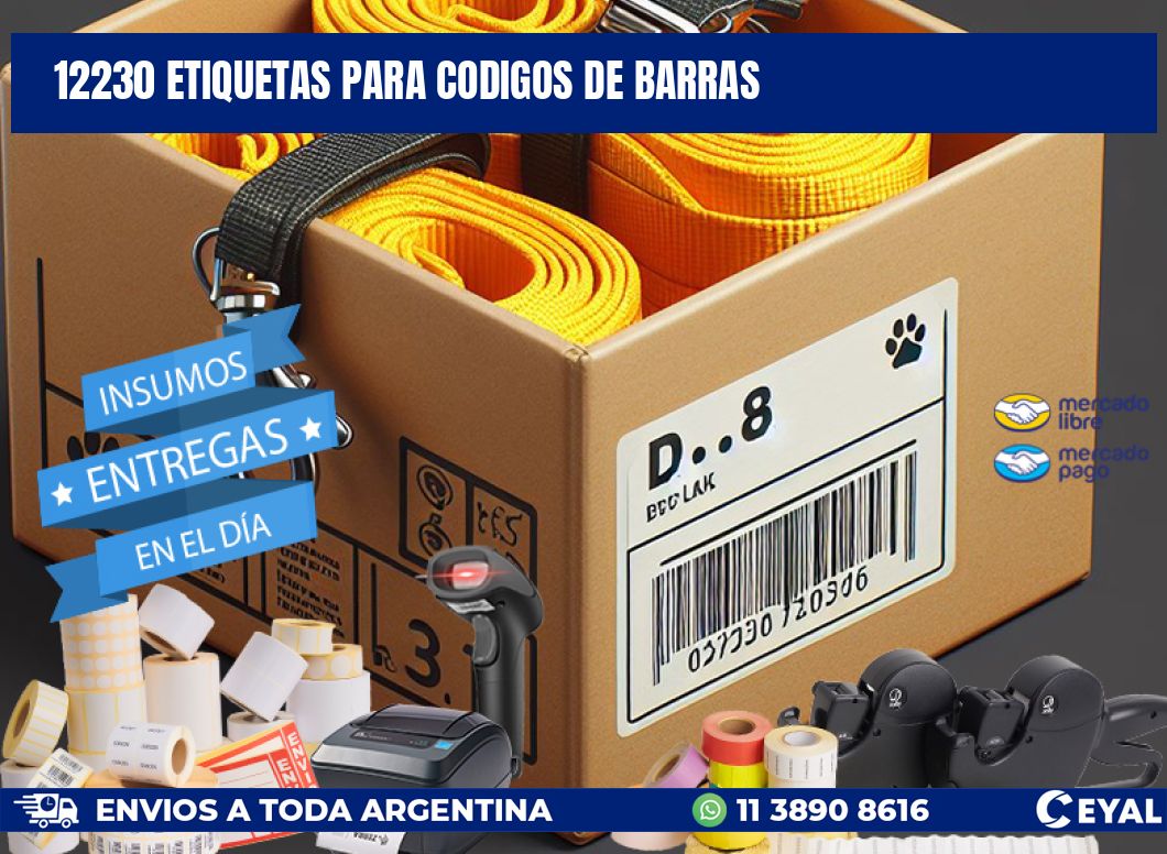 12230 ETIQUETAS PARA CODIGOS DE BARRAS