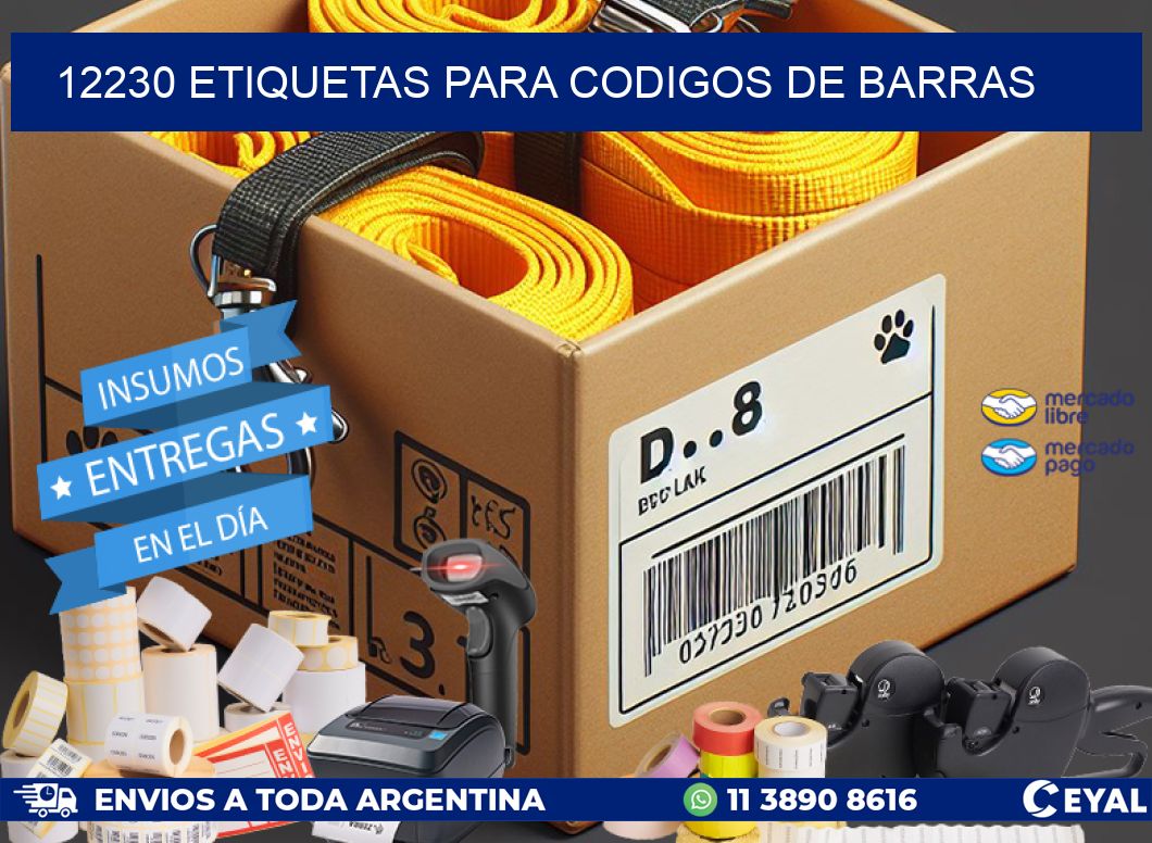 12230 ETIQUETAS PARA CODIGOS DE BARRAS