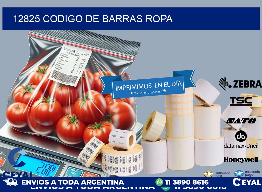 12825 CODIGO DE BARRAS ROPA