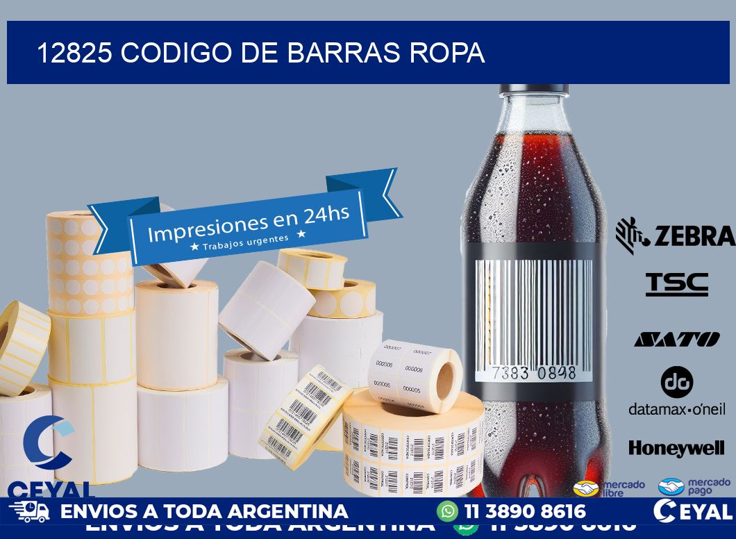 12825 CODIGO DE BARRAS ROPA