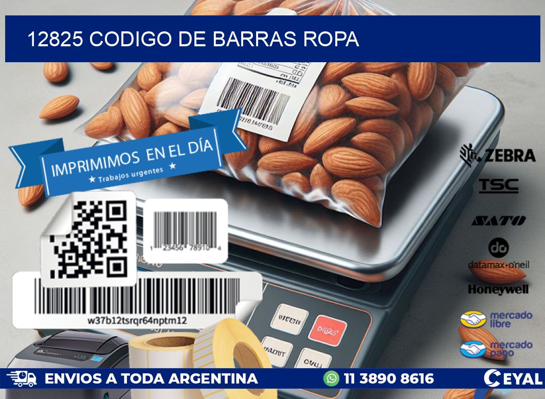 12825 CODIGO DE BARRAS ROPA