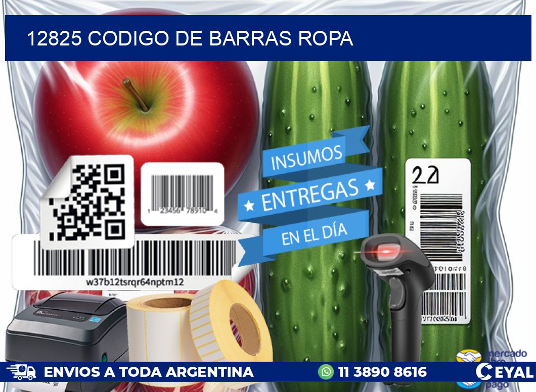 12825 CODIGO DE BARRAS ROPA