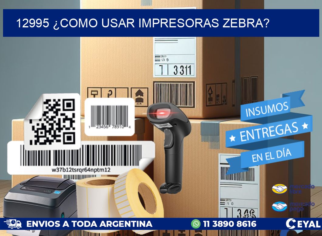 12995 ¿COMO USAR IMPRESORAS ZEBRA?