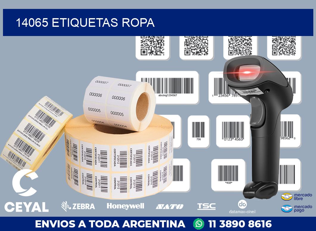 14065 ETIQUETAS ROPA