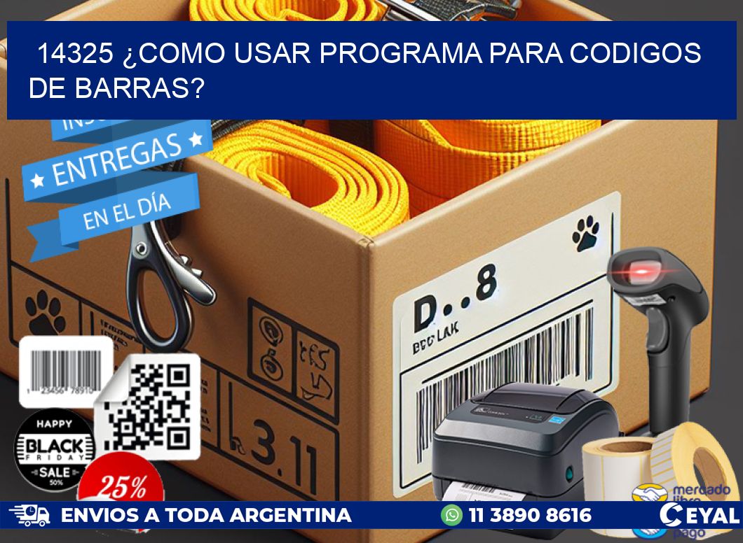 14325 ¿COMO USAR PROGRAMA PARA CODIGOS DE BARRAS?