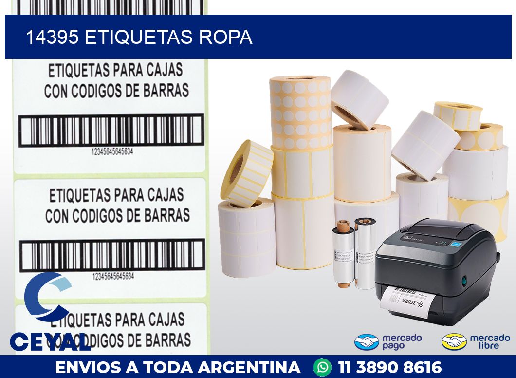 14395 ETIQUETAS ROPA