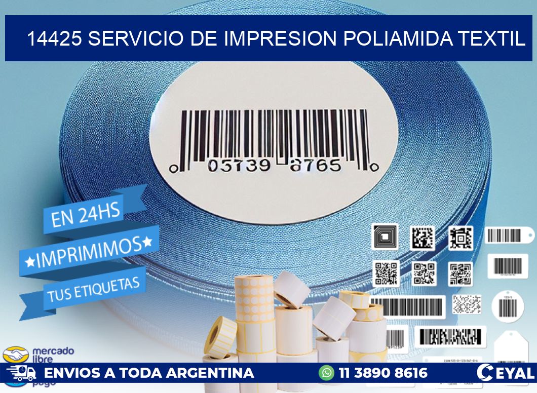 14425 SERVICIO DE IMPRESION POLIAMIDA TEXTIL