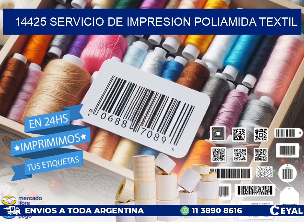 14425 SERVICIO DE IMPRESION POLIAMIDA TEXTIL