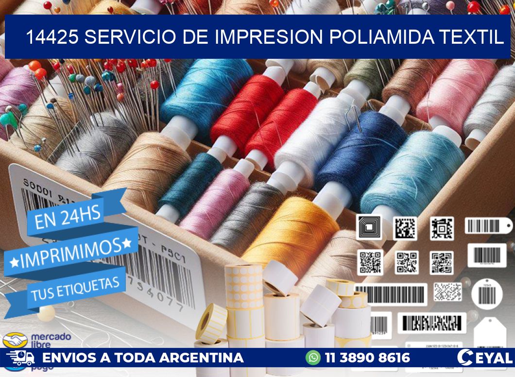 14425 SERVICIO DE IMPRESION POLIAMIDA TEXTIL