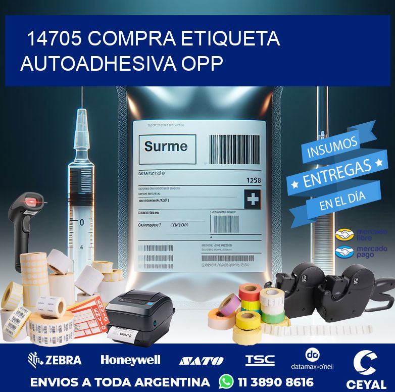 14705 COMPRA ETIQUETA AUTOADHESIVA OPP