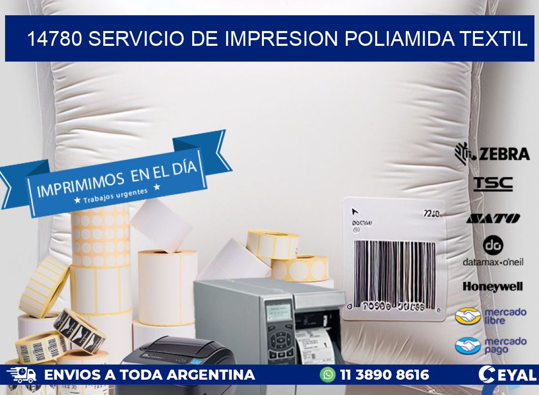 14780 SERVICIO DE IMPRESION POLIAMIDA TEXTIL