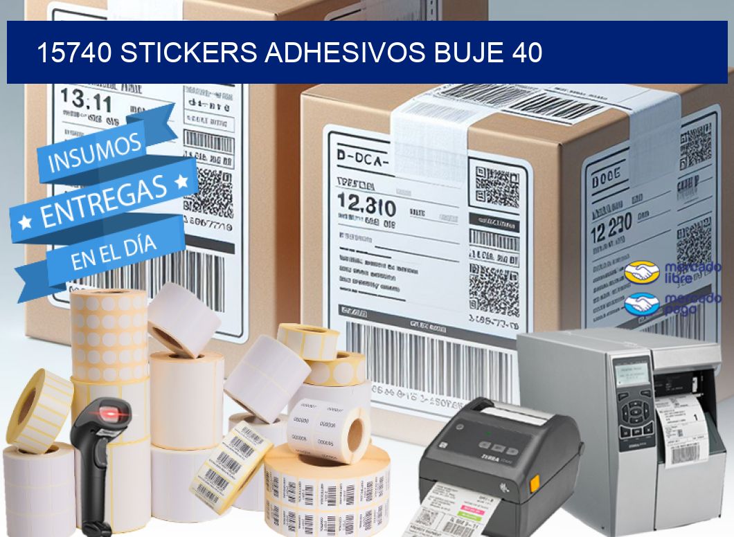 15740 STICKERS ADHESIVOS BUJE 40