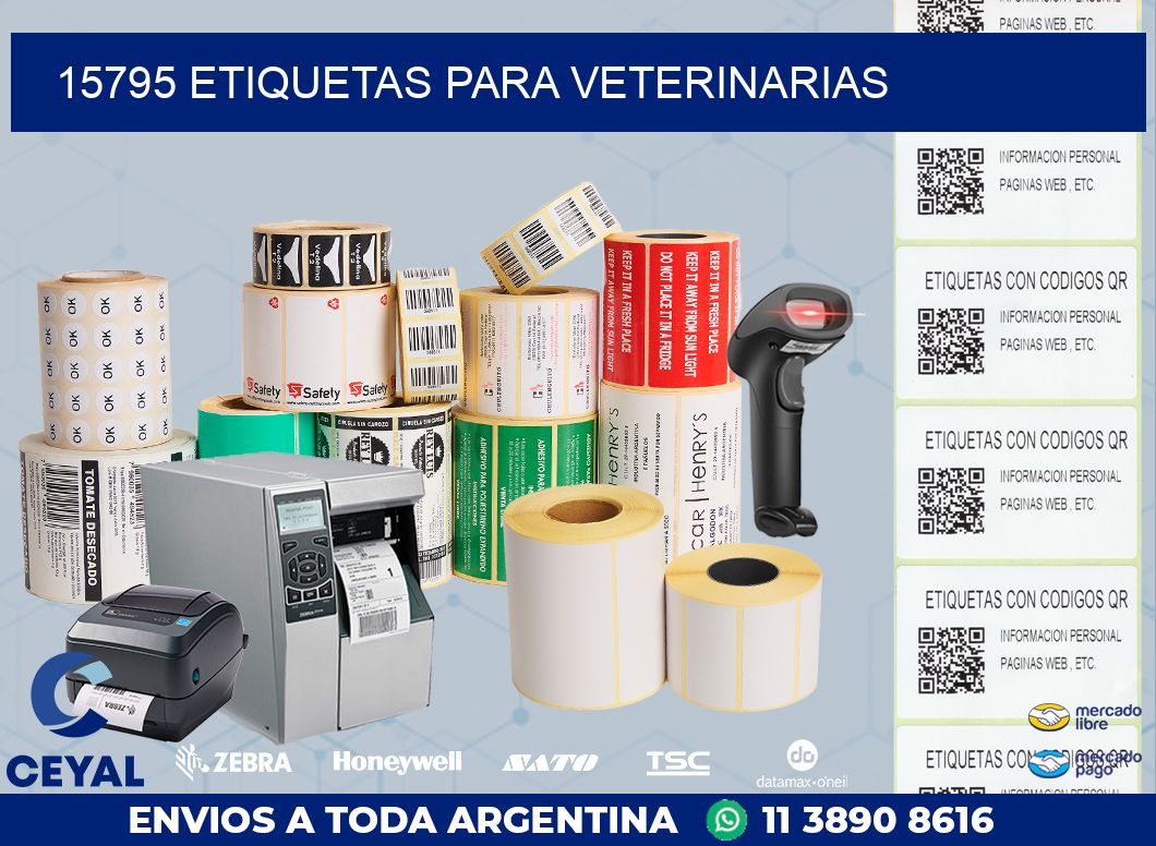 15795 ETIQUETAS PARA VETERINARIAS