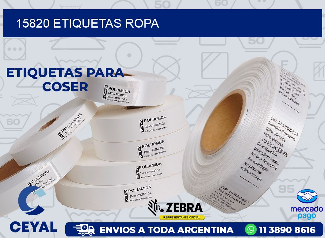 15820 ETIQUETAS ROPA