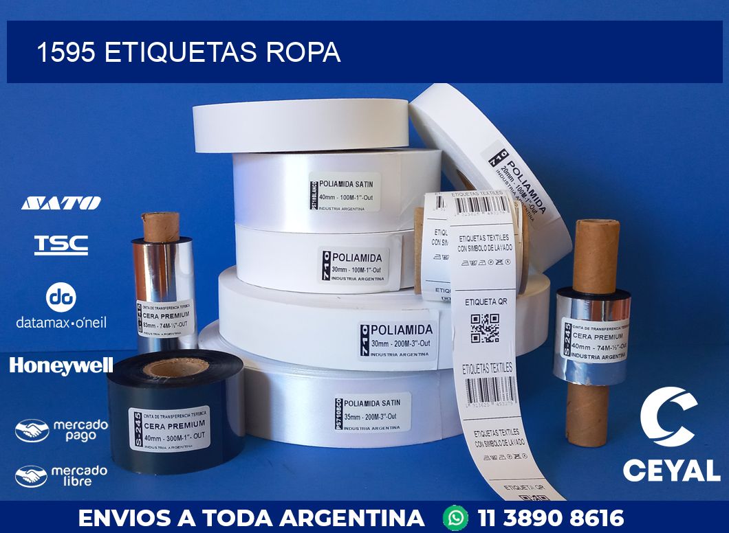 1595 ETIQUETAS ROPA