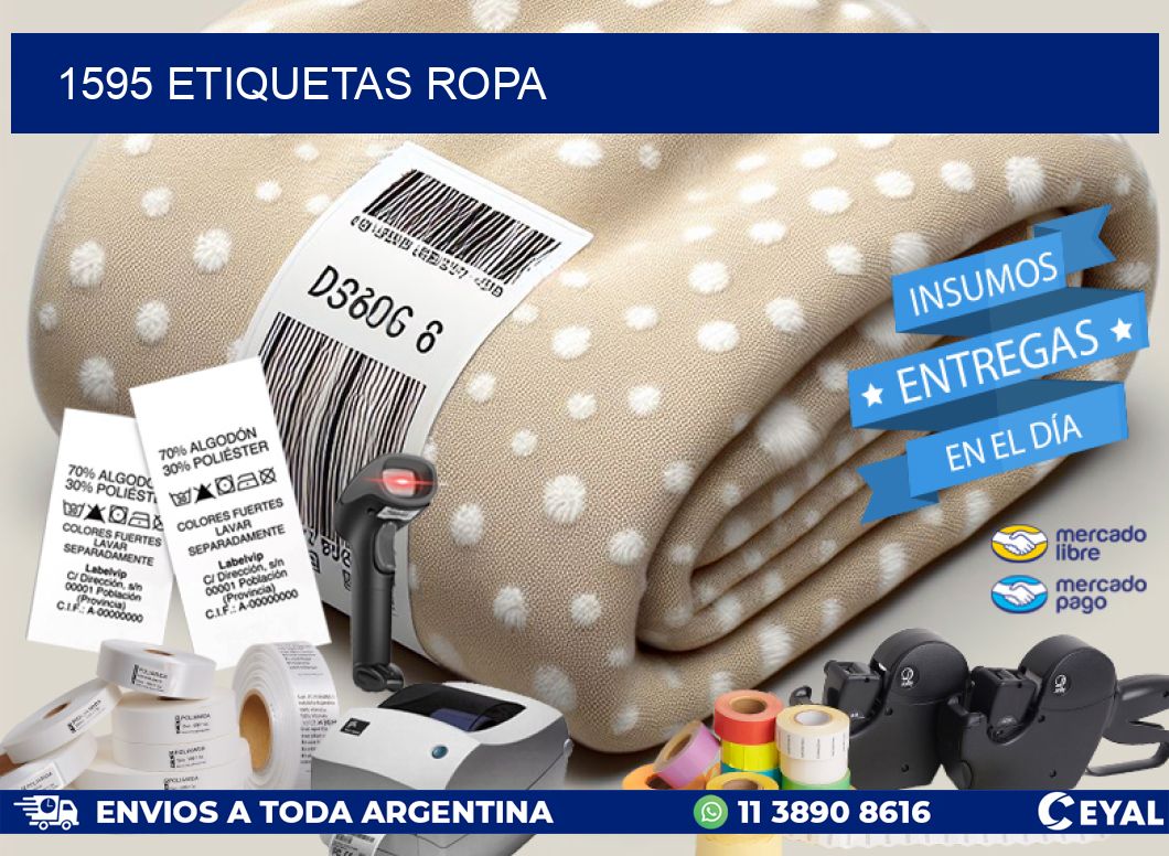 1595 ETIQUETAS ROPA