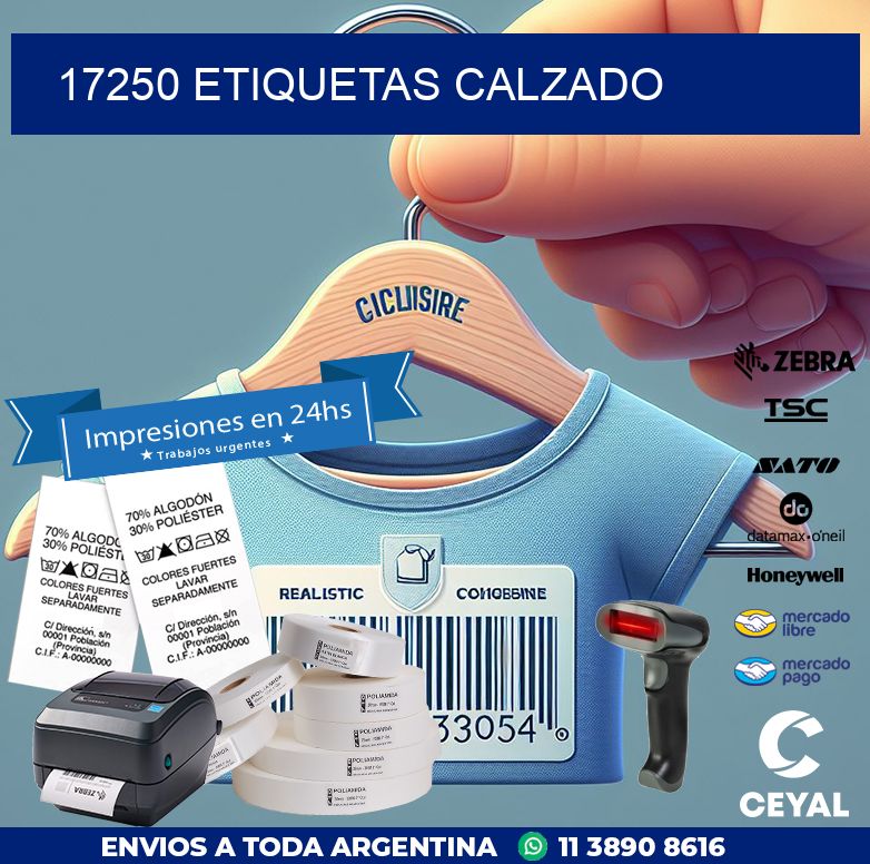 17250 ETIQUETAS CALZADO