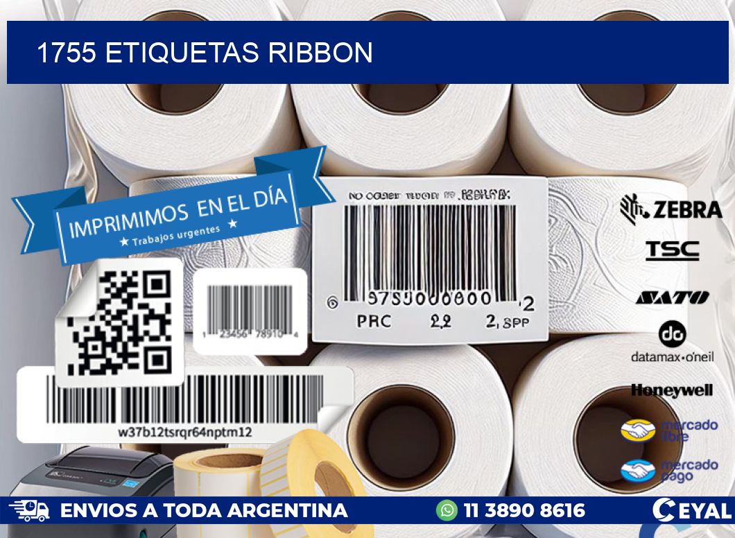 1755 ETIQUETAS RIBBON