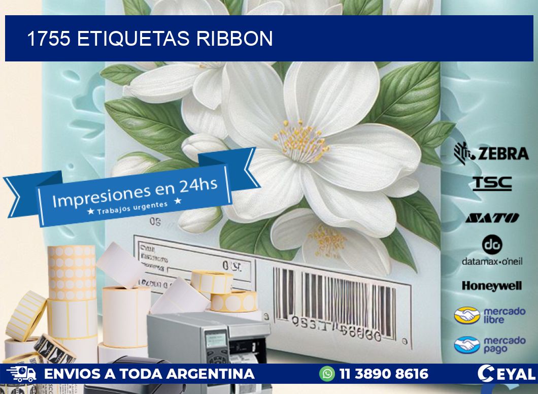 1755 ETIQUETAS RIBBON