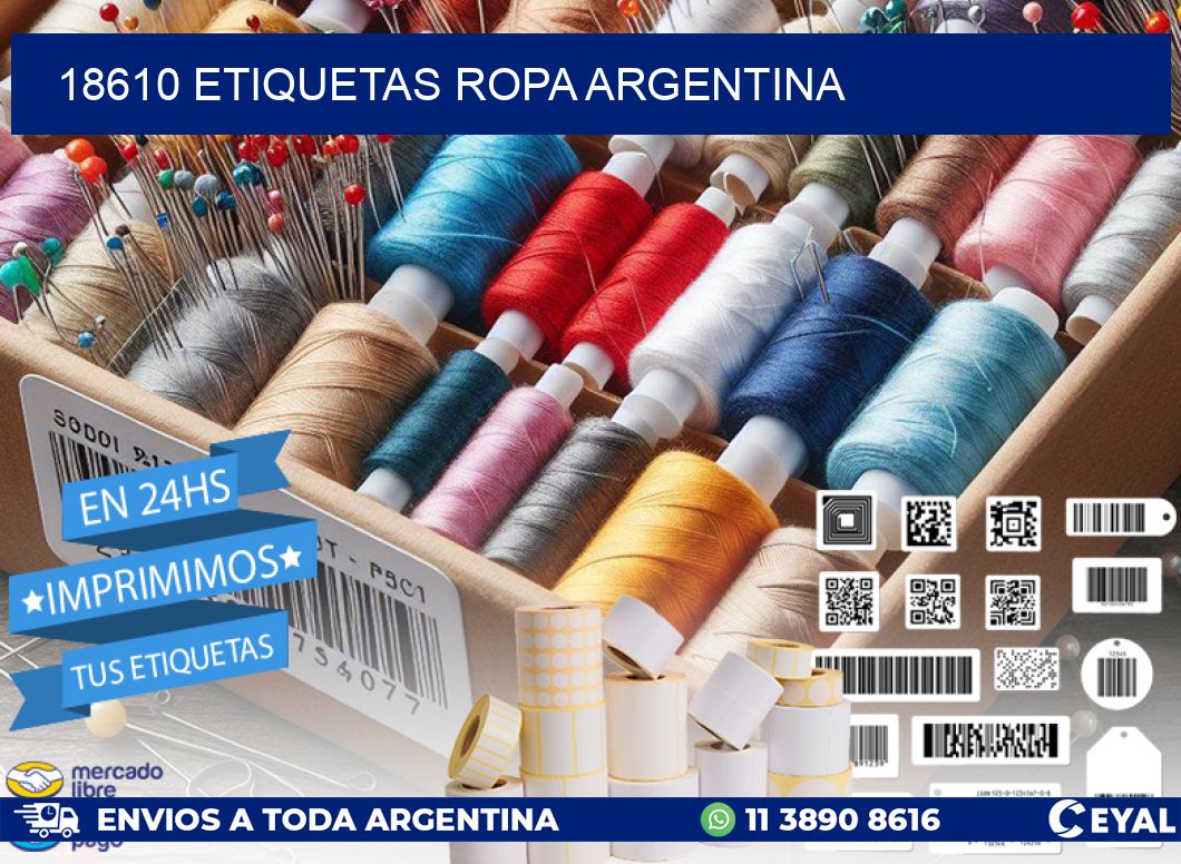 18610 ETIQUETAS ROPA ARGENTINA