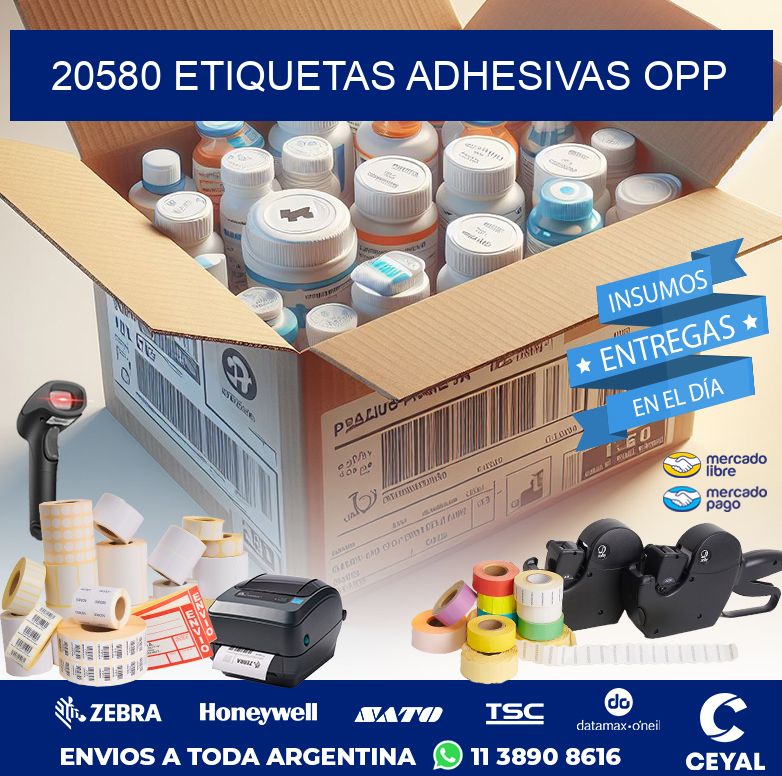 20580 ETIQUETAS ADHESIVAS OPP