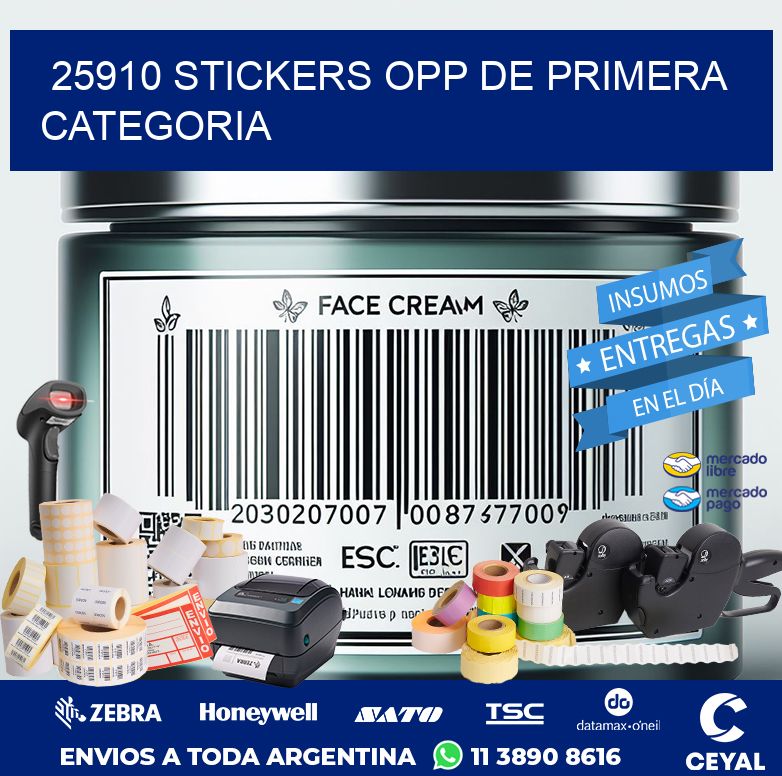 25910 STICKERS OPP DE PRIMERA CATEGORIA