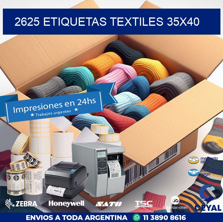 2625 ETIQUETAS TEXTILES 35X40