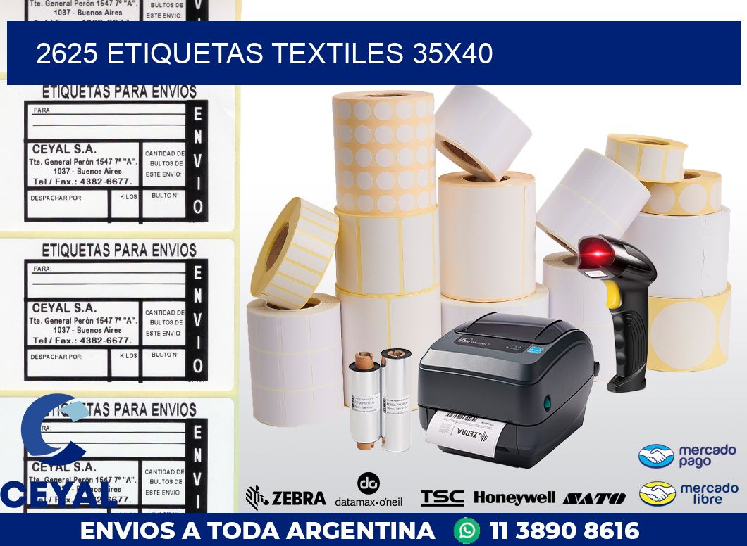 2625 ETIQUETAS TEXTILES 35X40