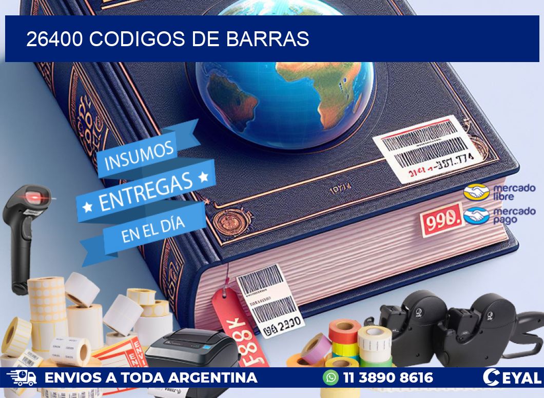 26400 codigos de barras