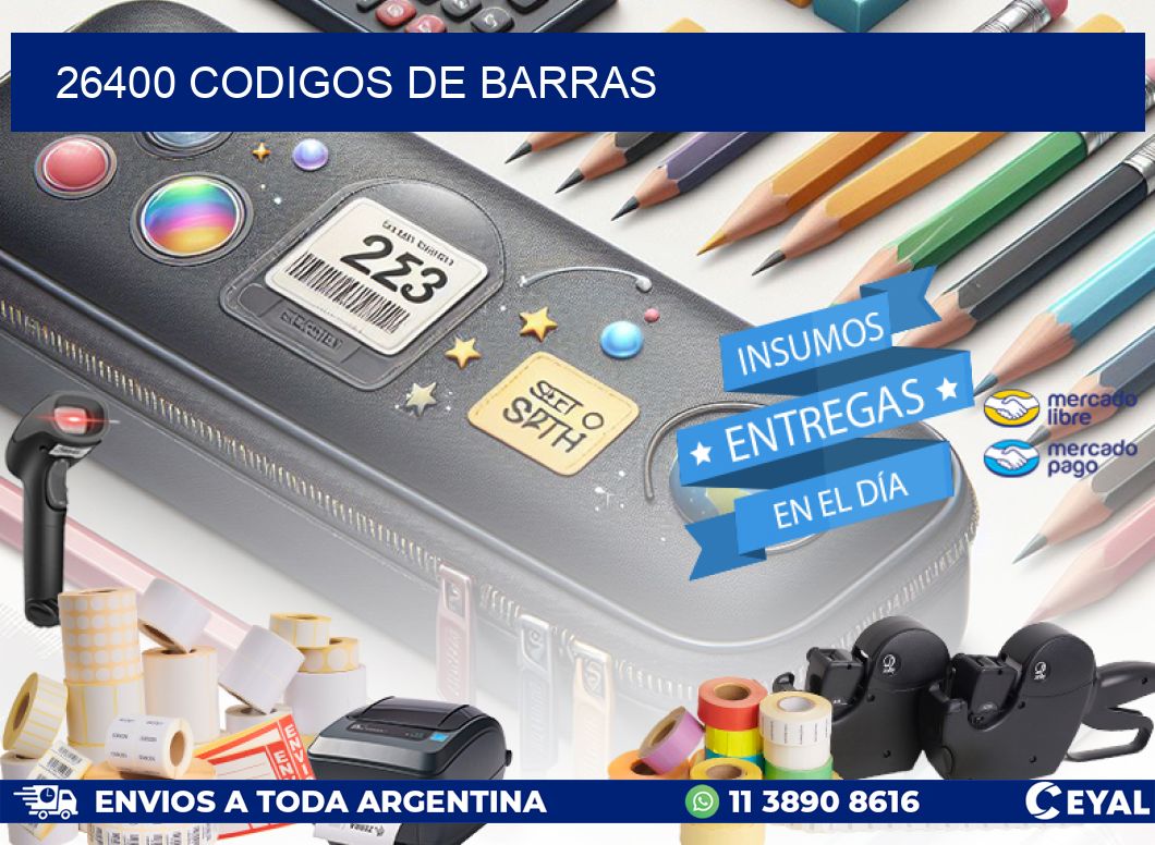 26400 codigos de barras