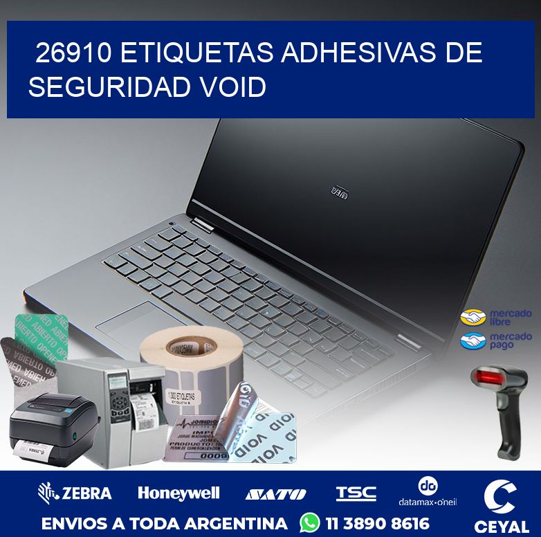 26910 ETIQUETAS ADHESIVAS DE SEGURIDAD VOID