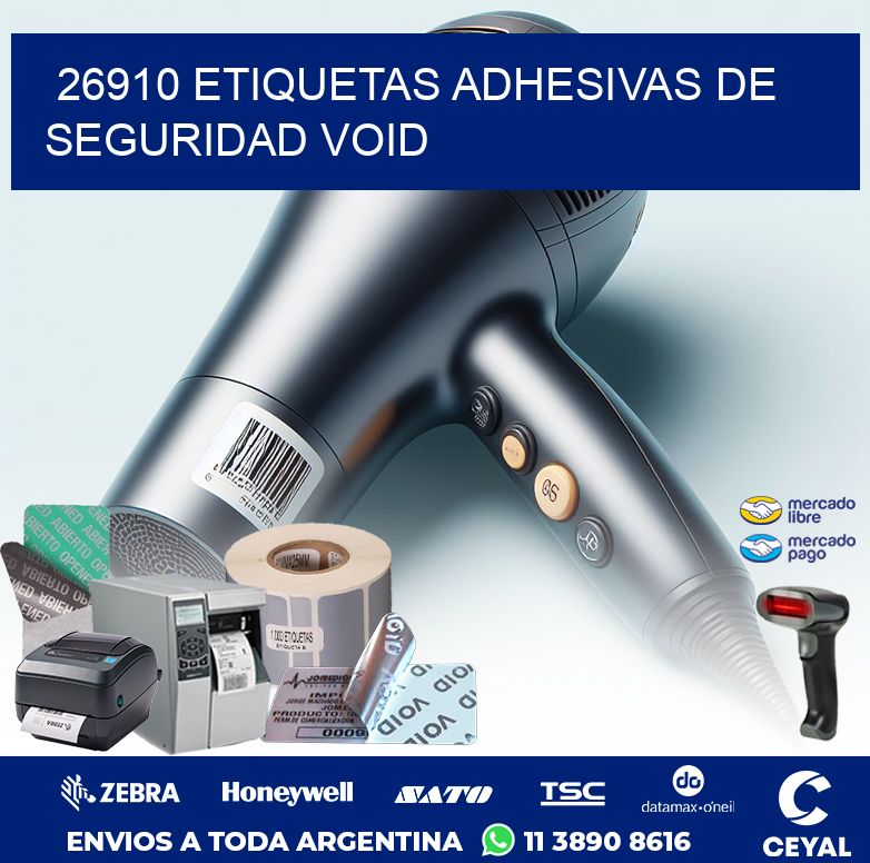 26910 ETIQUETAS ADHESIVAS DE SEGURIDAD VOID