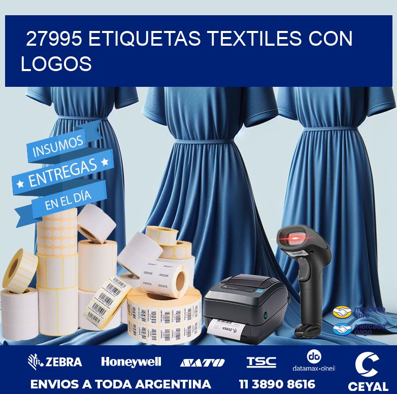 27995 ETIQUETAS TEXTILES CON LOGOS