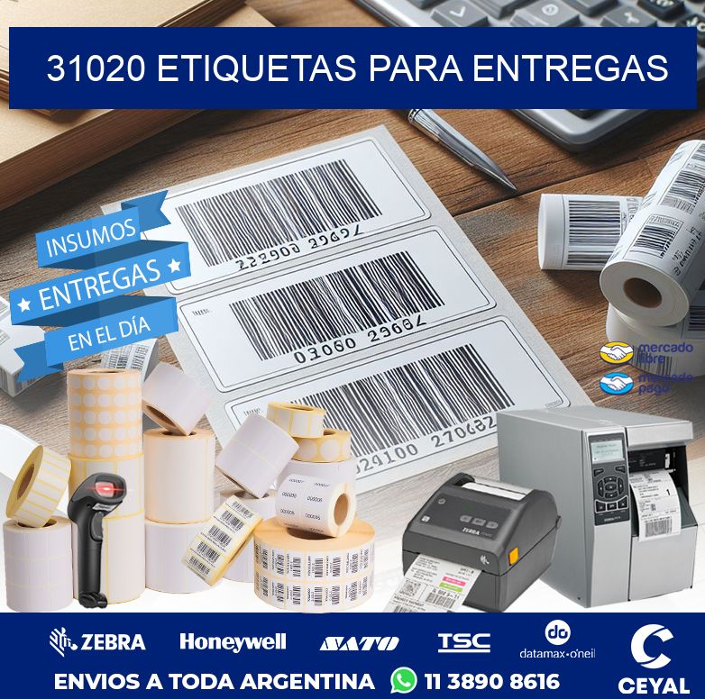 31020 ETIQUETAS PARA ENTREGAS