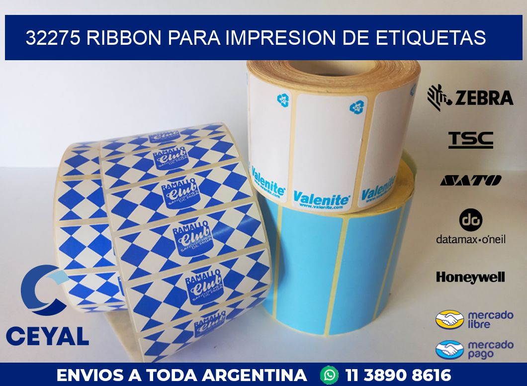 32275 RIBBON PARA IMPRESION DE ETIQUETAS