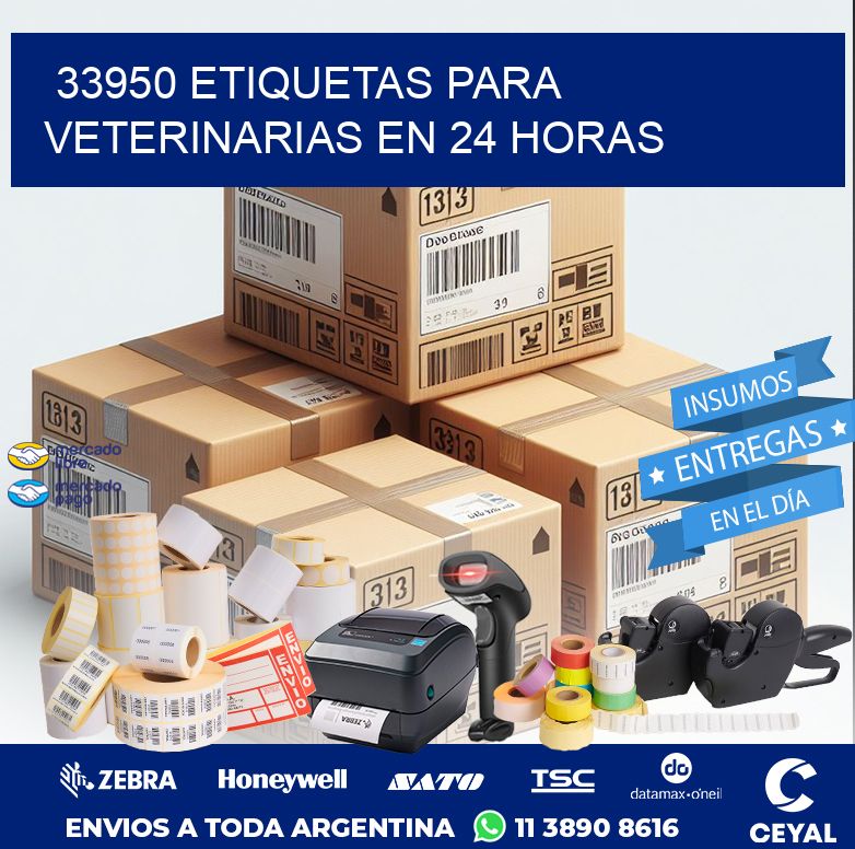 33950 ETIQUETAS PARA VETERINARIAS EN 24 HORAS