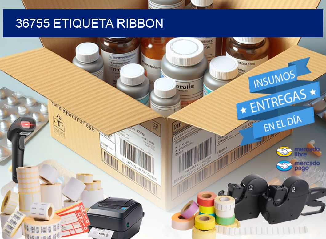 36755 etiqueta ribbon