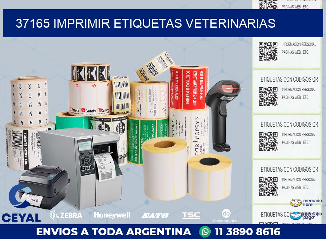 37165 IMPRIMIR ETIQUETAS VETERINARIAS