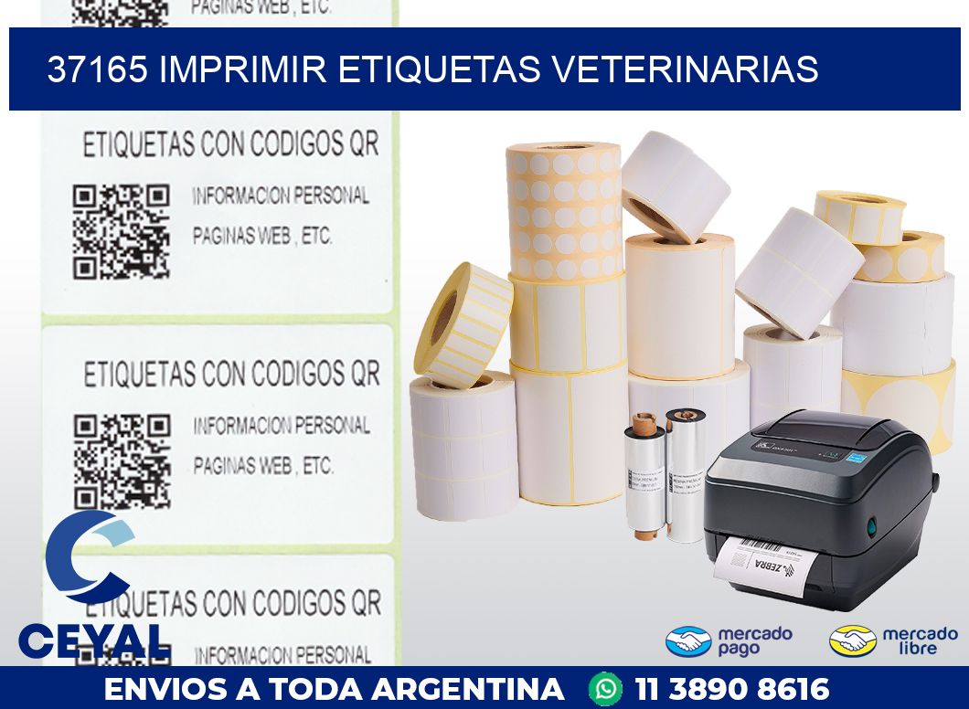 37165 IMPRIMIR ETIQUETAS VETERINARIAS