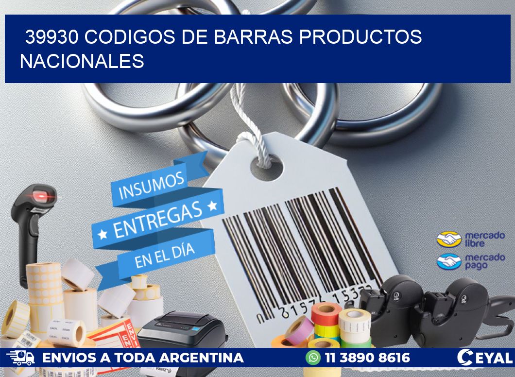 39930 Codigos de barras productos nacionales